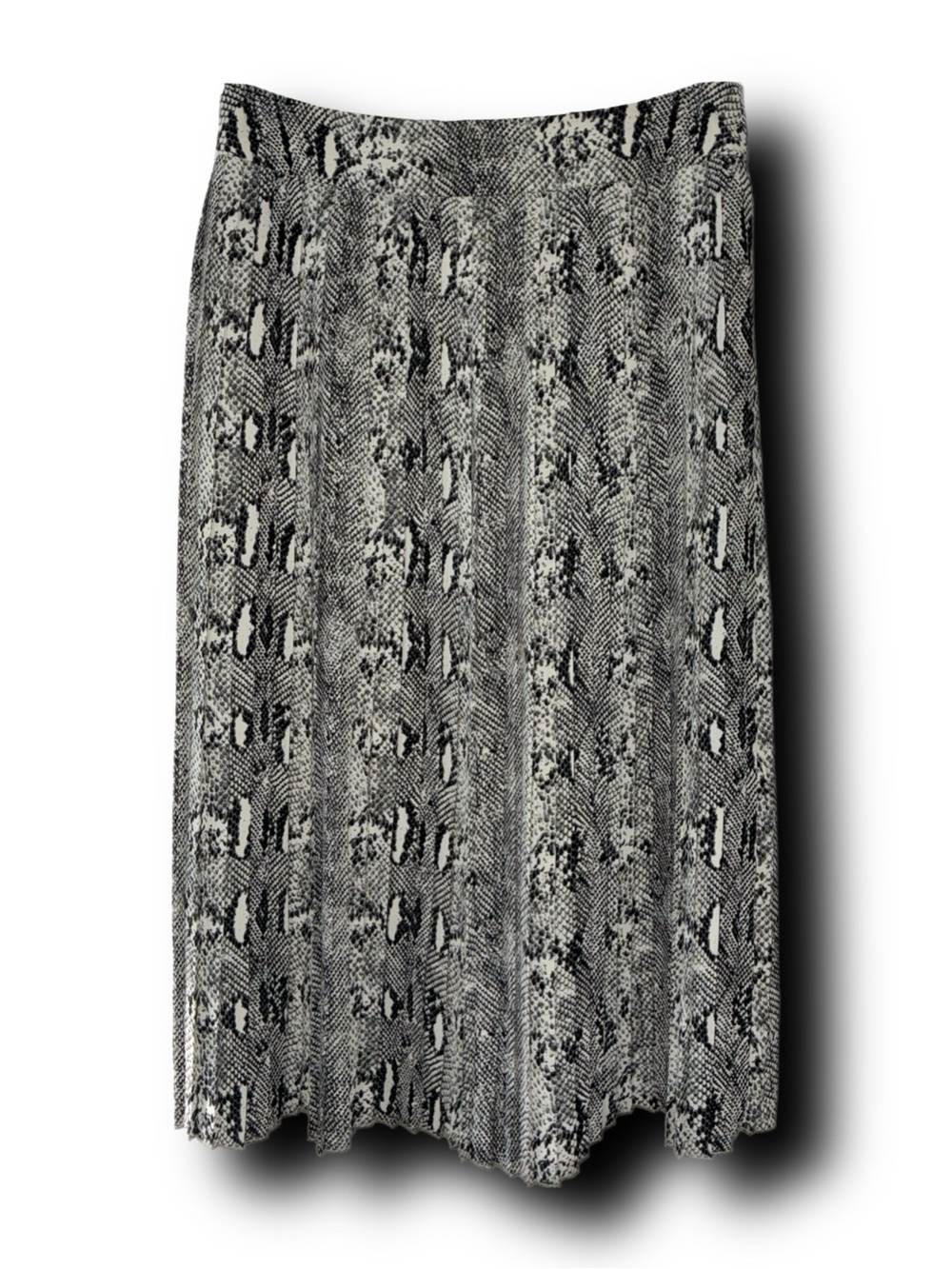 J. Crew Pleated Snakeskin Print Midi Skirt Fall Academia Animal Print